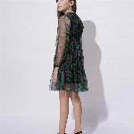 Vero Moda Floral Print Fit & Flare Dress