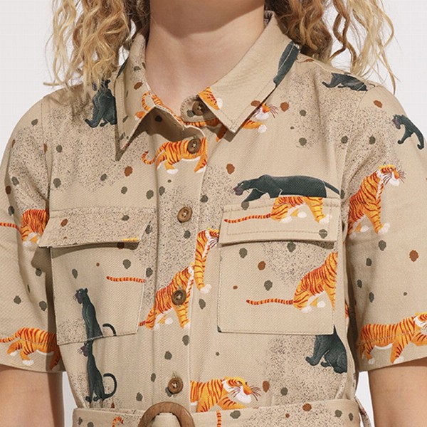 Vero Moda Girls Printed Shirt Mini Dress