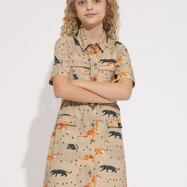 Vero Moda Girls Printed Shirt Mini Dress