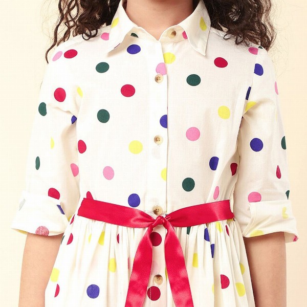 A T U N Cream-Coloured Dress