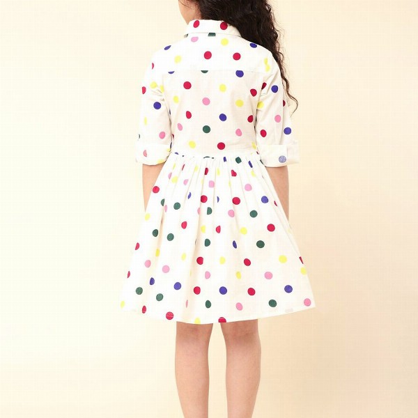 A T U N Cream-Coloured Dress