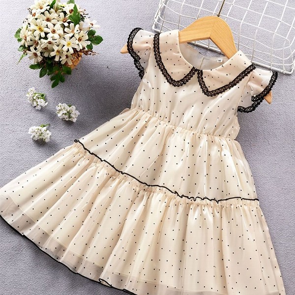 BAESD Print Bell Sleeve Peplum Dress