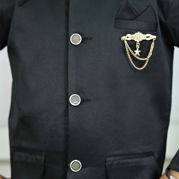 BT DEZINES Boys Single-Breasted Two-Piece Suit