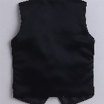 BAESD Boys 3 Pieces Checked Embellished Single-Breasted Suits