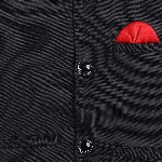 BAESD Boy 2Pcs Mandarin Collar Bandhgala Blazer With Trousers