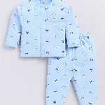 Dollar Boys Round Neck Printed T-shirt with Trousers