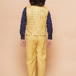 Aj DEZInES Boys 3 Piece Checked Waistcoat with Trousers and Bowtie