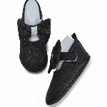 Star Fish Unisex Kids Bow Detail Cotton Booties