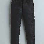 BAESD Boys Self Design Single-Breasted Mandarin Collar Double Vent 2-Piece Suit