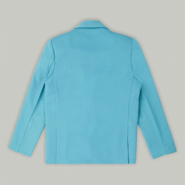 CAVIO Boys Pure Cotton Notched Lapel Collar Single-Breasted Blazer With T-Shirt