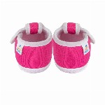 Neska Moda 3 To 12 Months Baby Boys & Baby Girls Cute Soft Cotton Pre-Walker Butterfly Booties (Toe to Heel Length - 11 cm, Red)