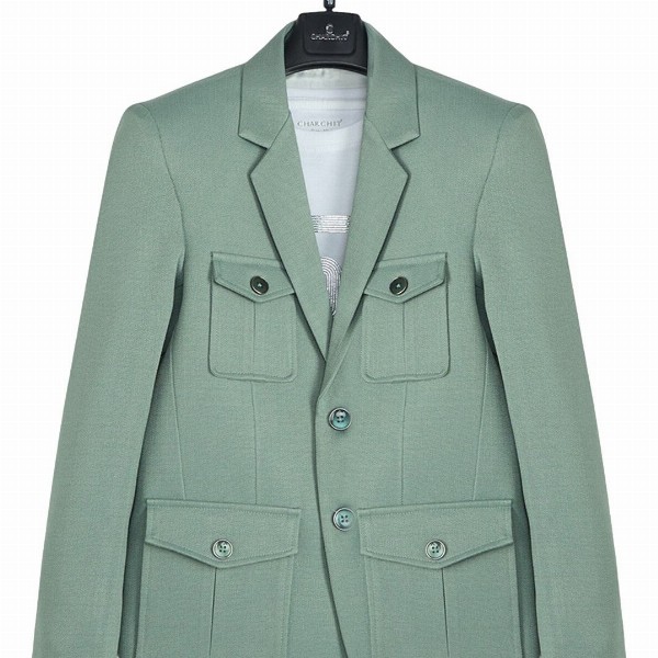 CHARCHIT Boys Full Sleeves  Blazers With T-Shirt