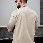 Maniac Striped Round Neck T-shirt