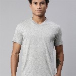 Levis Men Pure Cotton V Neck Short Sleeve Tshirt