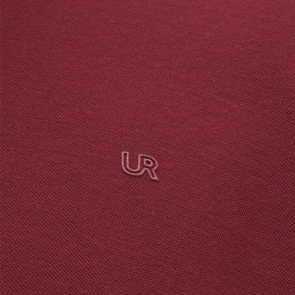 TURMS Men Solid Polo Collar Half Sleeves Stain And Water Repellent Cotton Tshirt