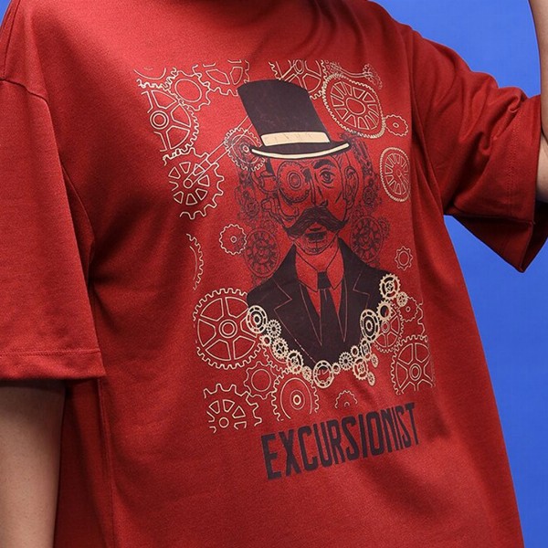 HIGHLANDER Unisex Graphic Printed Dropshoulder Oversized Tshirt