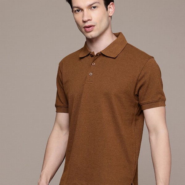 Moda Rapido Men Polo Collar T-shirt