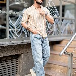 Maniac Men Polo Collar T-shirt