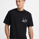 NOBERO Men Oversized Graphic Printed Cotton T-shirt