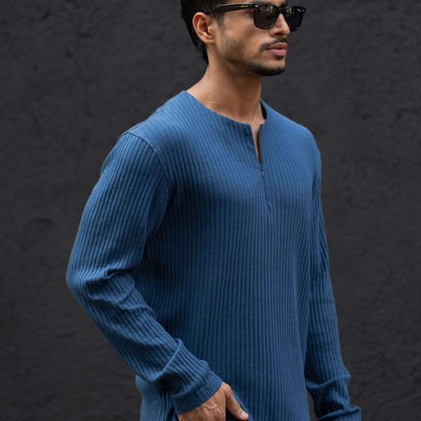 Powerlook Men Solid Round Neck Cotton T-shirt