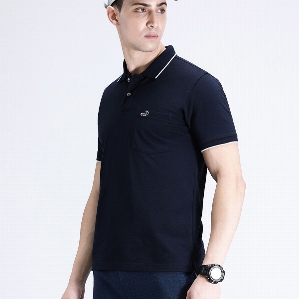 Crocodile Polo Collar Slim Fit Cotton T-shirt
