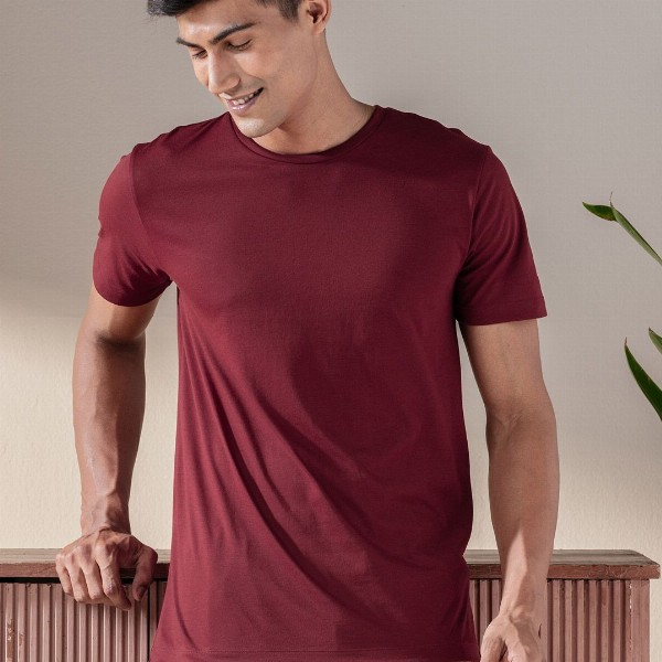 DAMENSCH Ultralight Basic Crew Pure Cotton Lounge T-Shirts