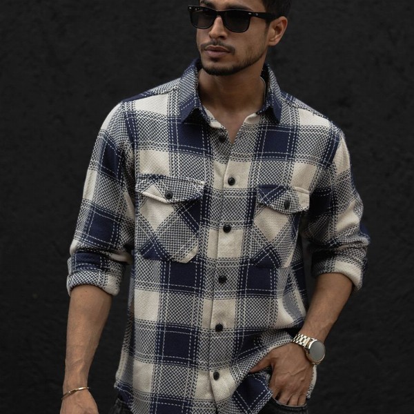 Powerlook Men Tartan Checks Opaque Checked Casual Shirt