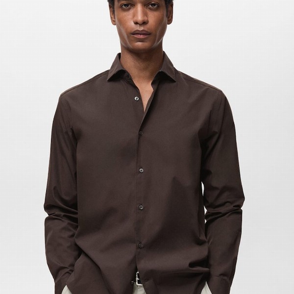 MANGO MAN Pure Cotton Casual Shirt
