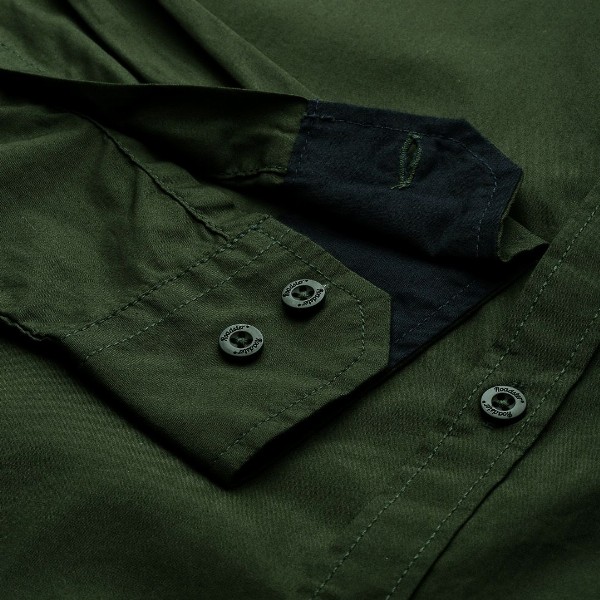 Roadster Men Olive Green Pure Cotton Casual Shirt