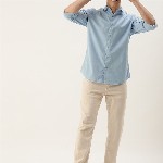 Mast & Harbour Men Standard Opaque Pure Cotton Casual Shirt