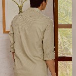 Andamen Premium Dobby Slim Fit Button-Down Collar Cotton Casual Shirt