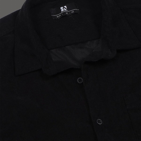 HERE&NOW Checked Spread Collar Cotton Slim Fit Casual Shirt