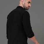 HERE&NOW Checked Spread Collar Cotton Slim Fit Casual Shirt