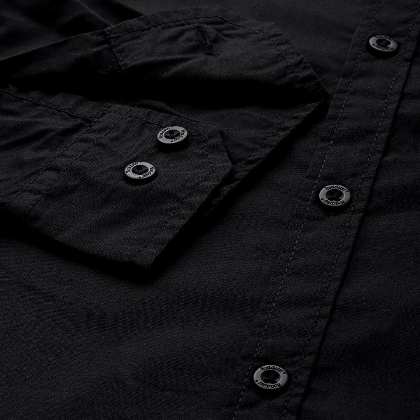 Roadster Men Black Pure Cotton Casual Shirt