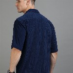 HERE&NOW Oversized Ribbed Corduroy Casual Shirt