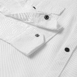 KINGDOM OF WHITE Pure Cotton Western Casual Stay White Shirt