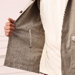 Mr Bowerbird Single-Breasted Tailored Fit Blazer with Shoulder Tabs