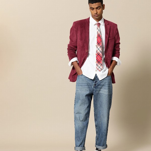 Mr Bowerbird Single-Breasted Tailored Fit Blazer