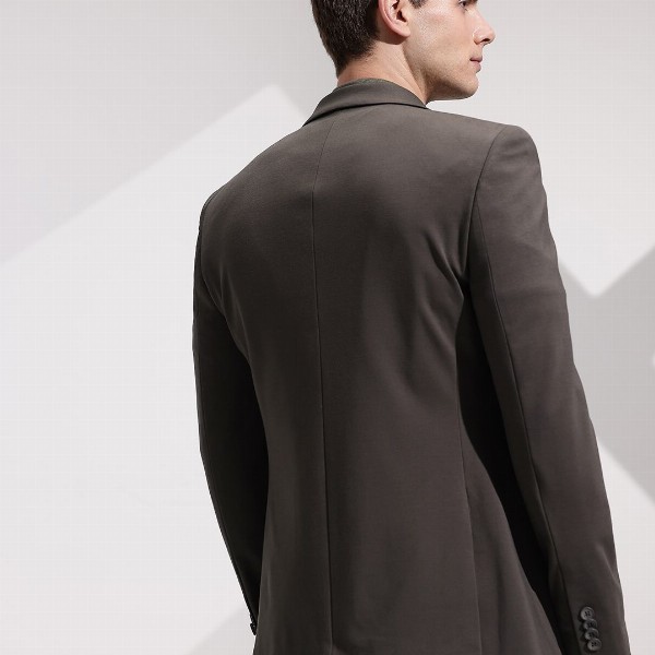 INVICTUS Notched Lapel Collar Slim Fit Semiformal Blazer