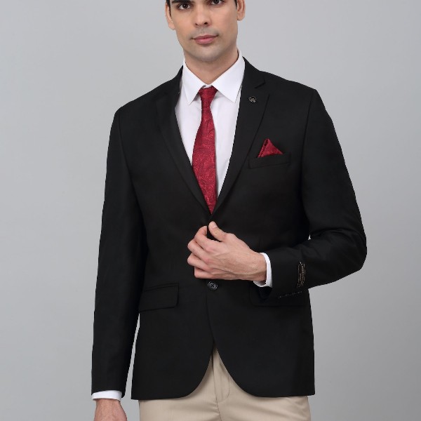 Cantabil Notched Lapel Single Breasted Blazer