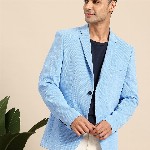Mast & Harbour Textured Single-Breasted Formal Blazer