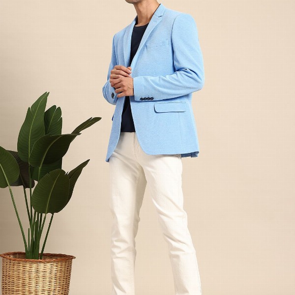Mast & Harbour Textured Single-Breasted Formal Blazer