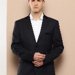 INVICTUS Single-Breasted Slim Fit Blazer