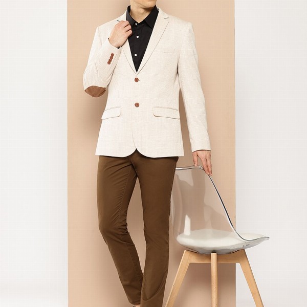 INVICTUS Single-Breasted Slim Fit Smart Casual Blazer