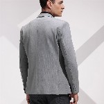 INVICTUS Slim Fit Notched Lapel Single Breasted Formal Blazer