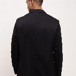 SHOWOFF Self Design Slim Fit Single-Breasted Cotton Blazer