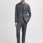 MANGO MAN Single-Breasted Slim Fit Suit Blazer