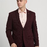 Turtle Self-Design Single-Breasted Casual Blazer