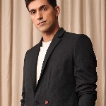 Mr Bowerbird Tailored Fit Double Breasted Casual Blazer