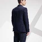 INVICTUS Notched Lapel Checked Single-Breasted Slim Fit Smart Casual Blazer